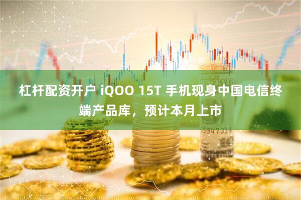 杠杆配资开户 iQOO 15T 手机现身中国电信终端产品库，预计本月上市